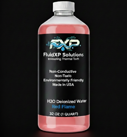 H2O Deionized Water Red Flame UV 1 Gallon image 0