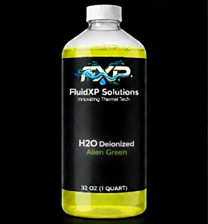 H2O Deionized Water Neon Green UV 1 Gallon image 0
